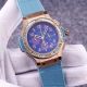 Hublot Big Bang Jeans Red&Green Rubber Strap Blue Dial Replica Watch (4)_th.jpg